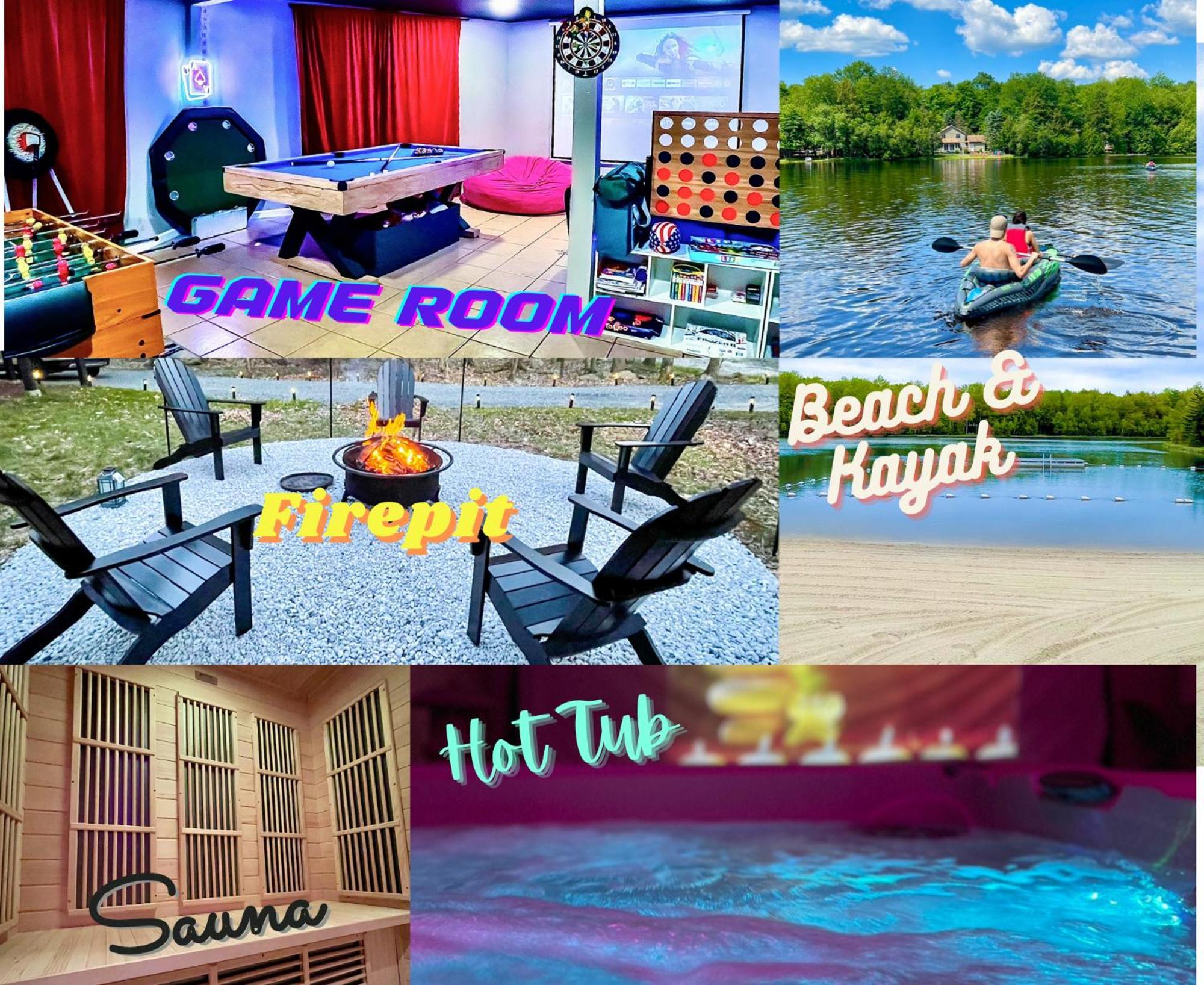 Blakeslee Zen Spa Oasis Retreat Sauna/Hotub/Firepit/Fun/Gameroom מראה חיצוני תמונה